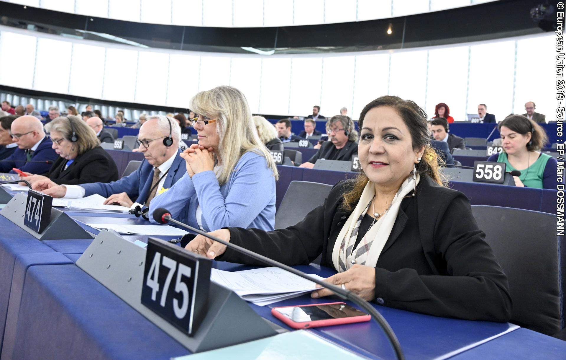 Fotagrafa 5: Neena GILL in the EP in Strasbourg