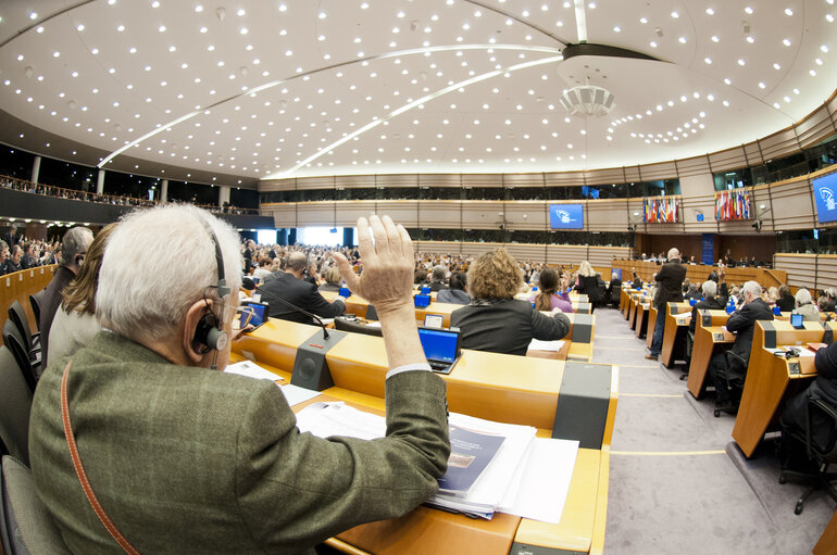 Fotogrāfija 12: Plenary Session in Brussels - Week 5 - 2012