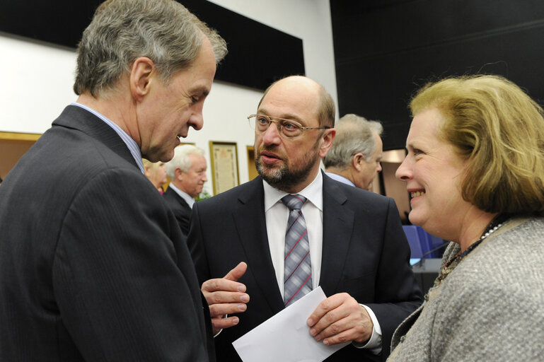 Φωτογραφία 20: S&D meeting group with the Danish Presidency Delegation