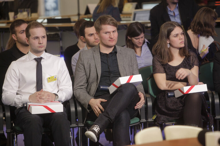 Fotografi 1: Ceremony to celebrate the Euranet Awards