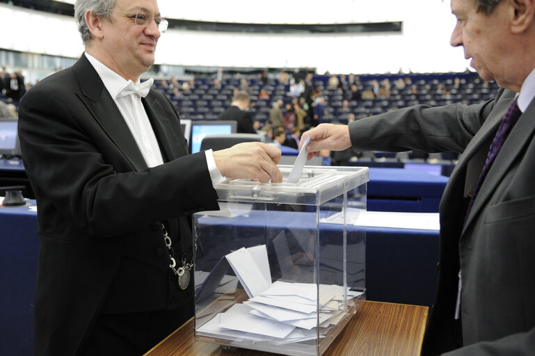 Foto 11: Elections of the Vice Presidents of European Parliament - 3rd Ballot