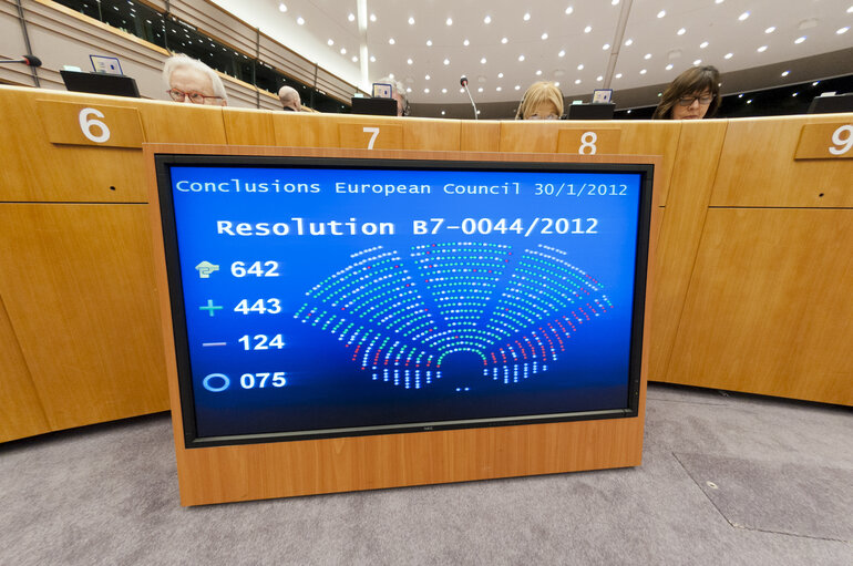 Plenary Session in Brussels - Week 5 - 2012