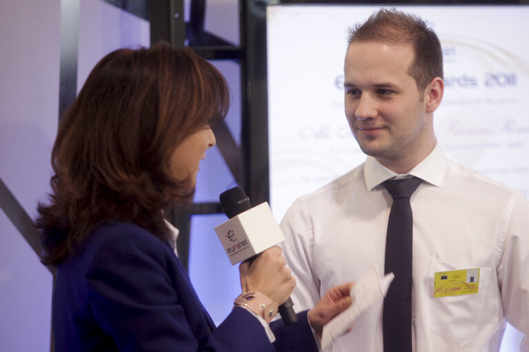 Fotografi 4: Ceremony to celebrate the Euranet Awards