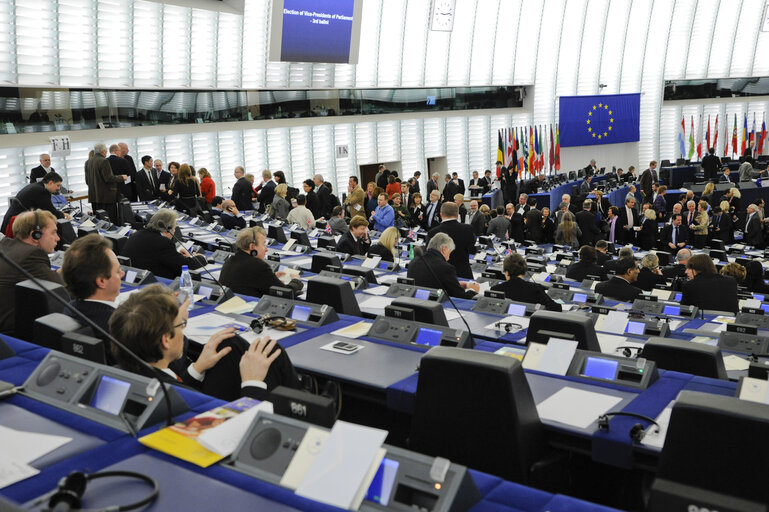 Foto 22: Elections of the Vice Presidents of European Parliament - 3rd Ballot