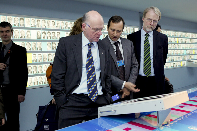 Fotografie 10: Bundestag President Norbert LAMMERT visits the Parlamentarium