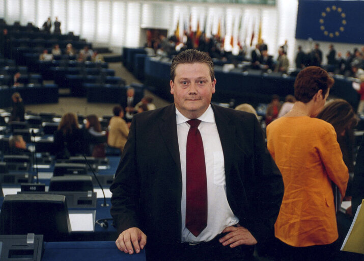 Fotografia 2: Marc TARABELLA at the EP in Strasbourg.