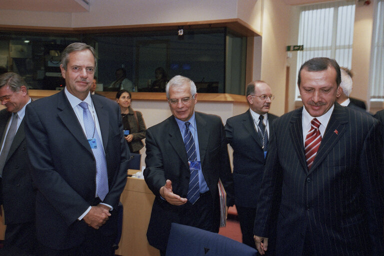 Visit of the Turkish Prime Minister to the EP.