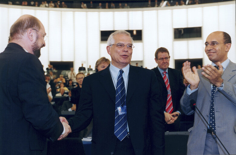 Suriet 28: Elections of the EP President during the plenary session in Strasbourg.