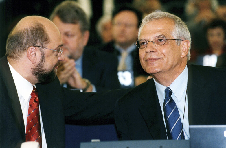 Suriet 27: Elections of the EP President during the plenary session in Strasbourg.