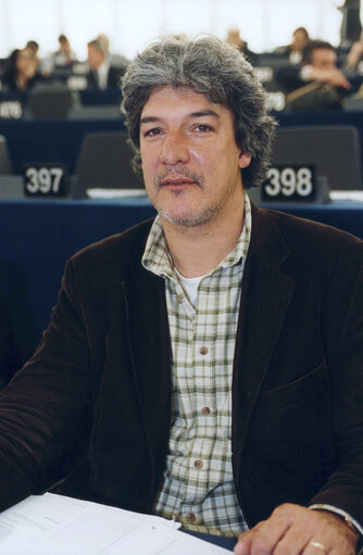 Jan DHAENE in Plenary Session in Strasbourg.