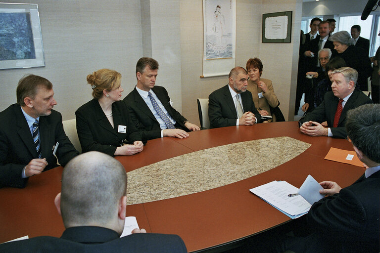 Fotografia 30: Visit of the President of Croatia to the EP.