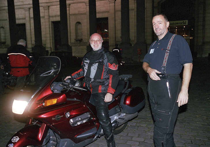 Photo 17 : Demonstration by motorbike riders.