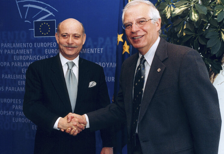 Fotografija 1: EP President meets with the President of the Foundation on Economic Trends.