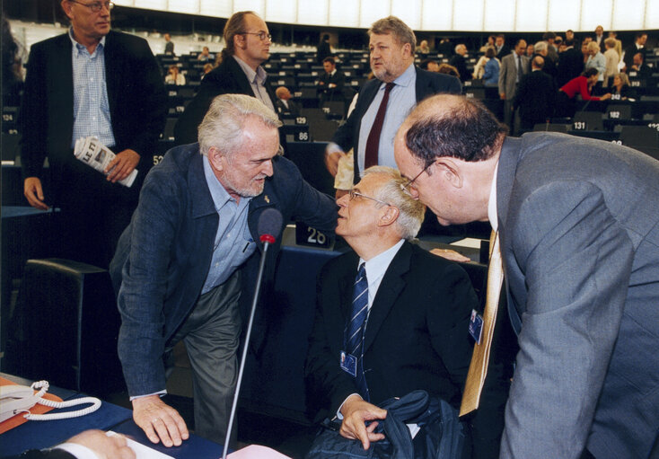 Elections of the EP President during the plenary session in Strasbourg.