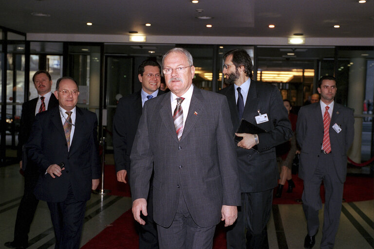 Fotografie 7: Visit of the President of Slovakia to the EP