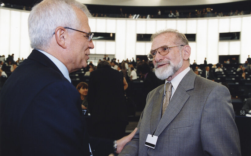 Elections of the EP President during the plenary session in Strasbourg.