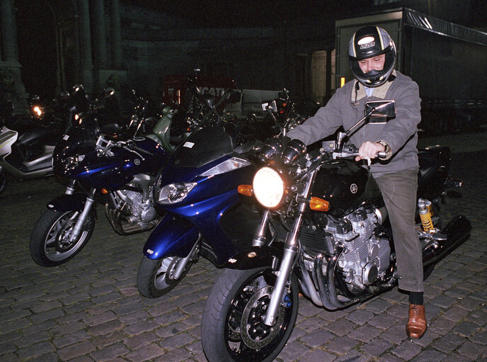 Nuotrauka 16: Demonstration by motorbike riders.