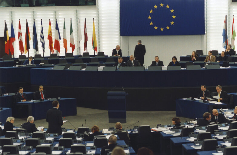 Photo 6: Vote on the Eurling report on the progress made by Turkey concerning its accession to the EU.