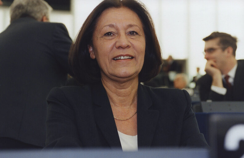 Φωτογραφία 3: Ewa KLAMT at the EP in Strasbourg.