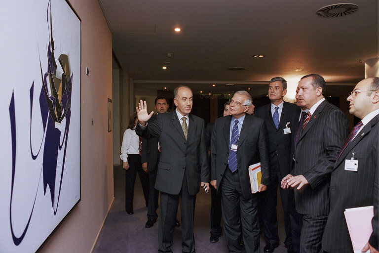 Visit of the Turkish Prime Minister to the EP.