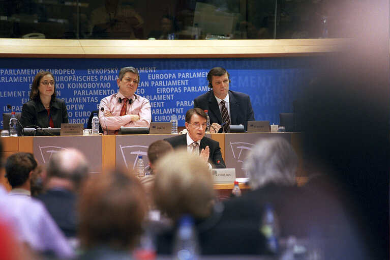 Fotografija 26: Hearing of European Commissioner in charge of Trade