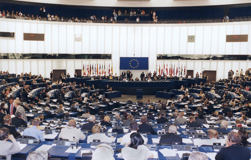 Elections of the EP President during the plenary session in Strasbourg.