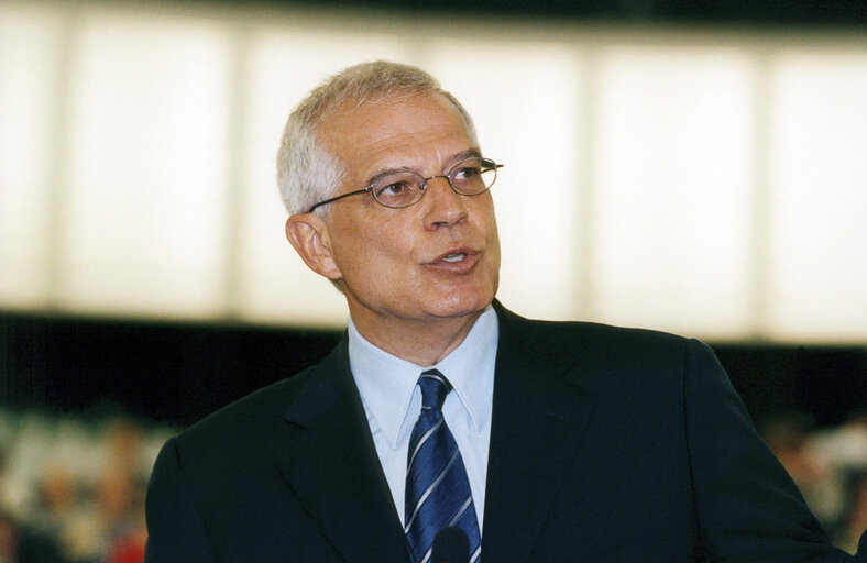 Elections of the EP President during the plenary session in Strasbourg.