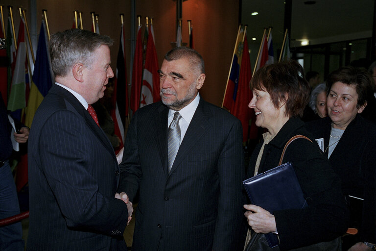 Visit of the President of Croatia to the EP.