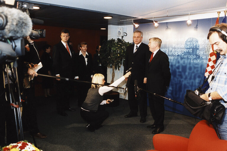 Fotografie 4: EP President meets with the Prime Minister of Croatia.