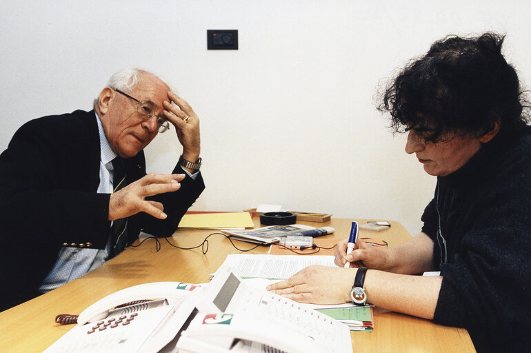 Fotografia 5: Philippe MORILLON at the EP in Strasbourg.