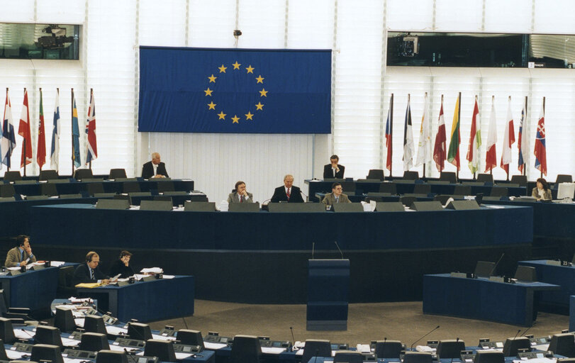 Φωτογραφία 3: Ingo FRIEDRICH in plenary session in Strasbourg.