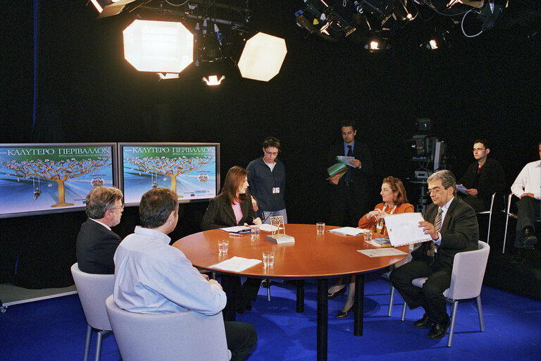 Zdjęcie 3: Debate at the TV Studio of the Audiovisual Service of the EP.