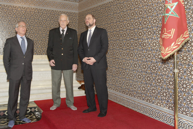 Valokuva 5: EP President at the Mausoleum of Mohamed V