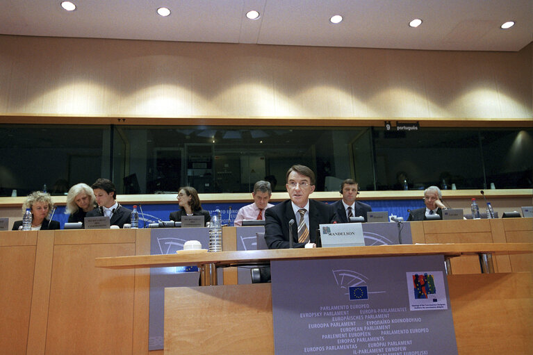 Foto 20: Hearing of European Commissioner in charge of Trade