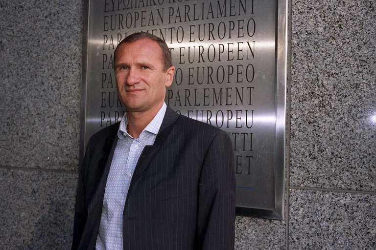 Richard SEEBER at the EP in Brussels.