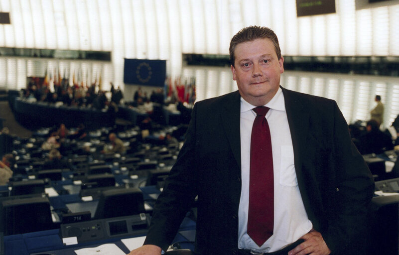 Fotografia 3: Marc TARABELLA at the EP in Strasbourg.