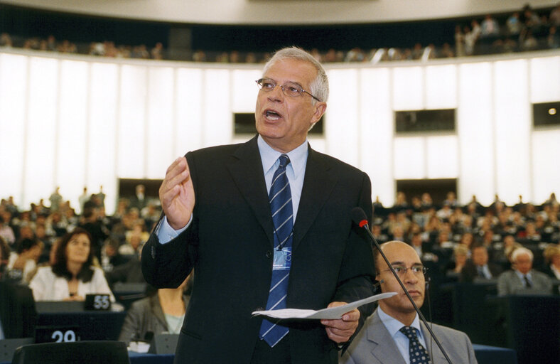 Elections of the EP President during the plenary session in Strasbourg.