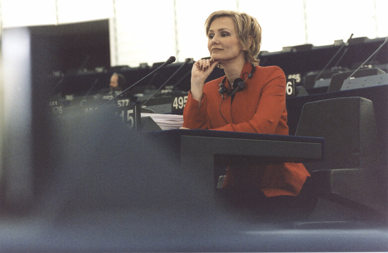 Fotografija 11: Eija Riitta KORHOLA at the EP in Strasbourg.