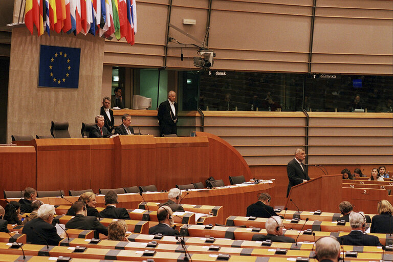 Fotografia 13: Visit of the President of Croatia to the EP.