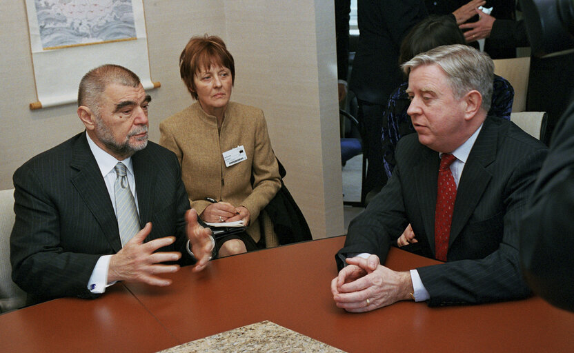 Fotografia 12: Visit of the President of Croatia to the EP.