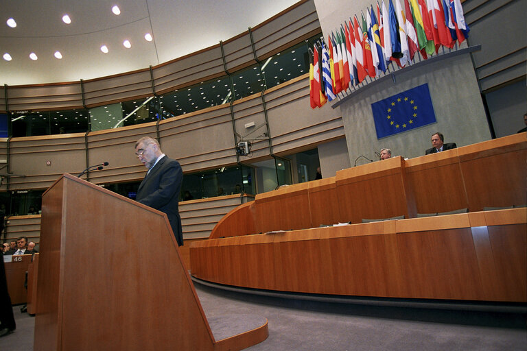 Fotografia 11: Visit of the President of Croatia to the EP.