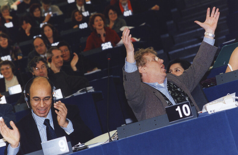 Photo 12: Vote on the Eurling report on the progress made by Turkey concerning its accession to the EU.