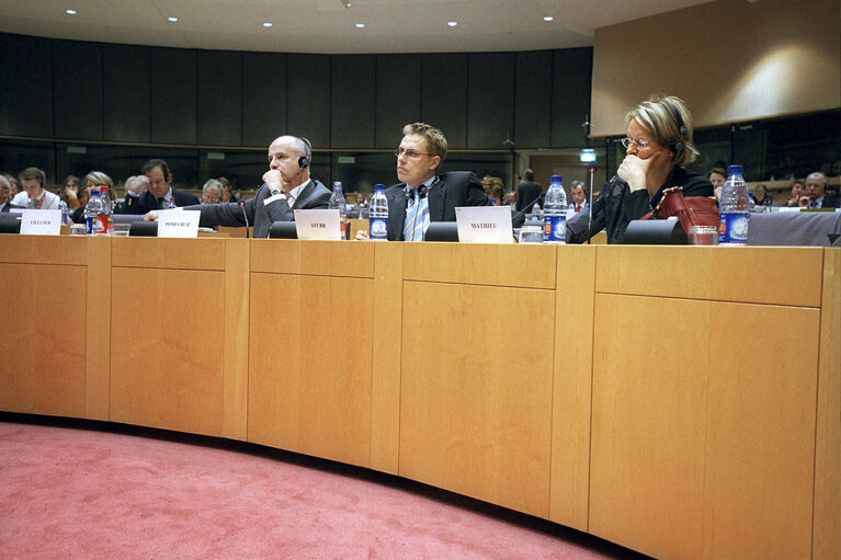 Foto 10: Hearing of the European Commissioner Designate for Taxation and Customs Union, Audit and Anti-Fraud