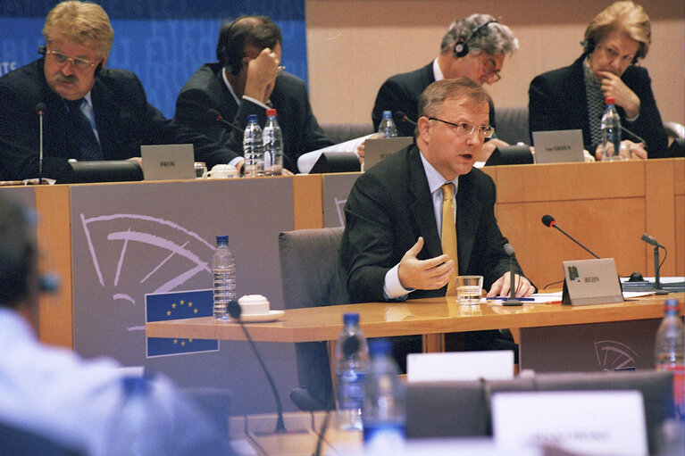 Billede 14: Hearing of European Commissioner in charge of Enlargement and European Neighbourhood Policy