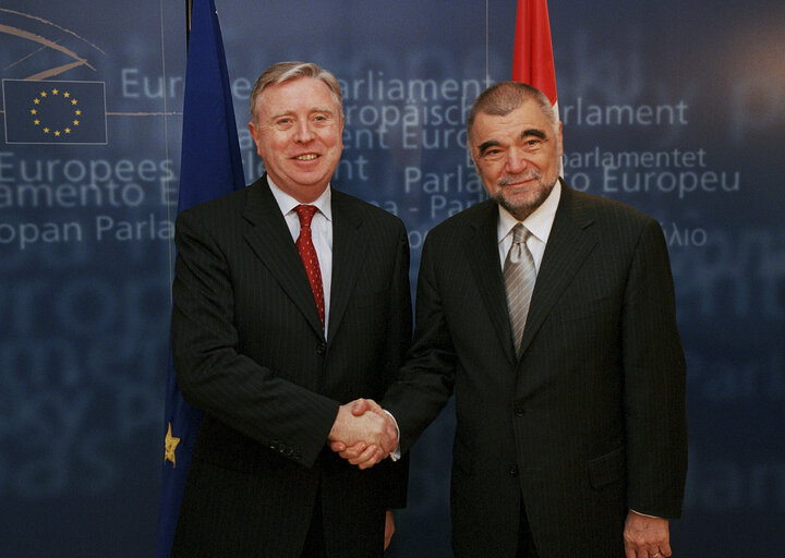 Fotografia 10: Visit of the President of Croatia to the EP.