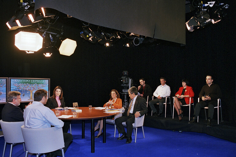 Zdjęcie 5: Debate at the TV Studio of the Audiovisual Service of the EP.