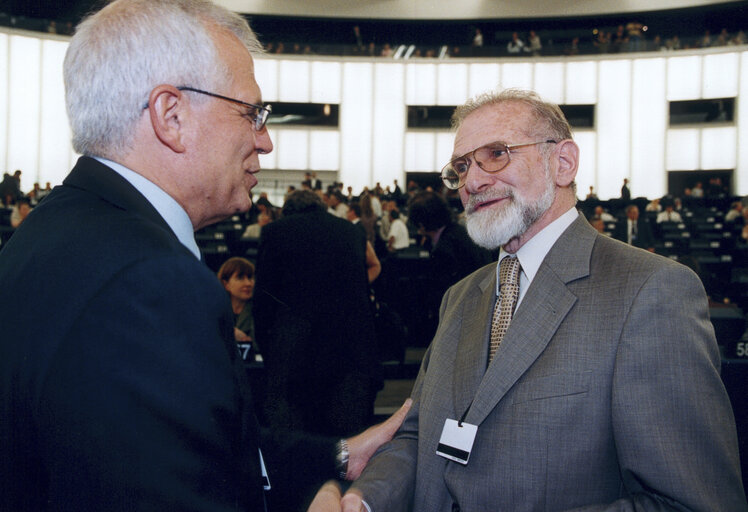 Elections of the EP President during the plenary session in Strasbourg.