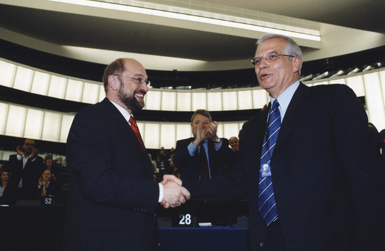 Suriet 9: Elections of the EP President during the plenary session in Strasbourg.