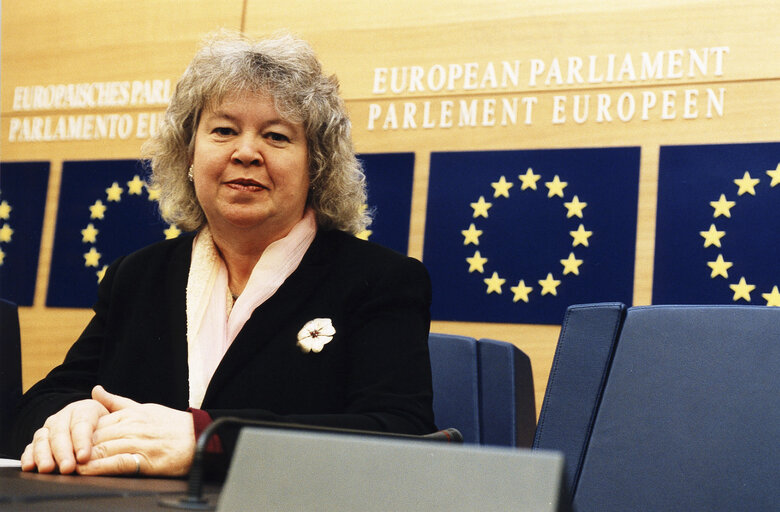 Jean LAMBERT at the EP in Strasbourg.