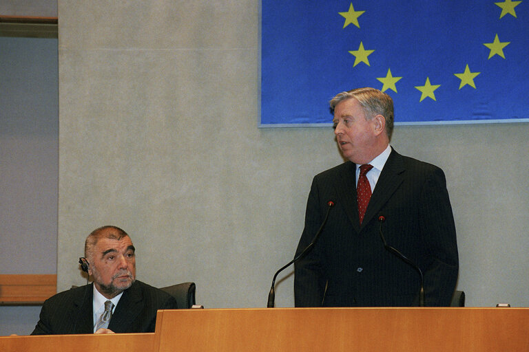 Fotografia 8: Visit of the President of Croatia to the EP.